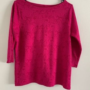 Large Textured Pink Shirt